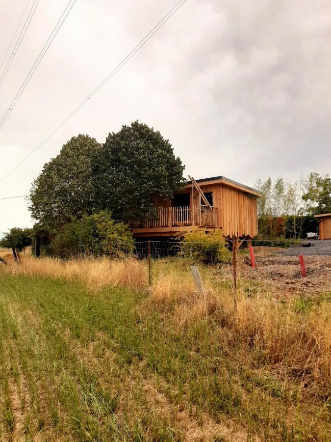 La Cabane Ofuro Villa Celles  Buitenkant foto