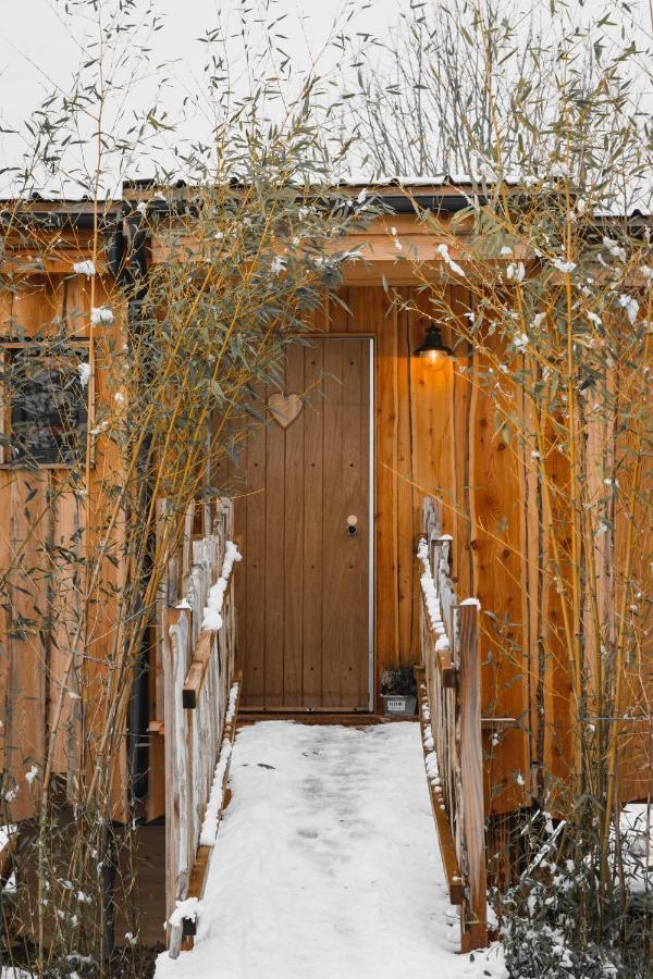 La Cabane Ofuro Villa Celles  Buitenkant foto